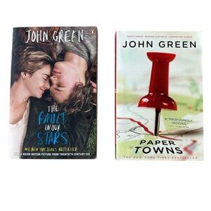 2 Books by John Green - Paper Town and The Fault in our Stars